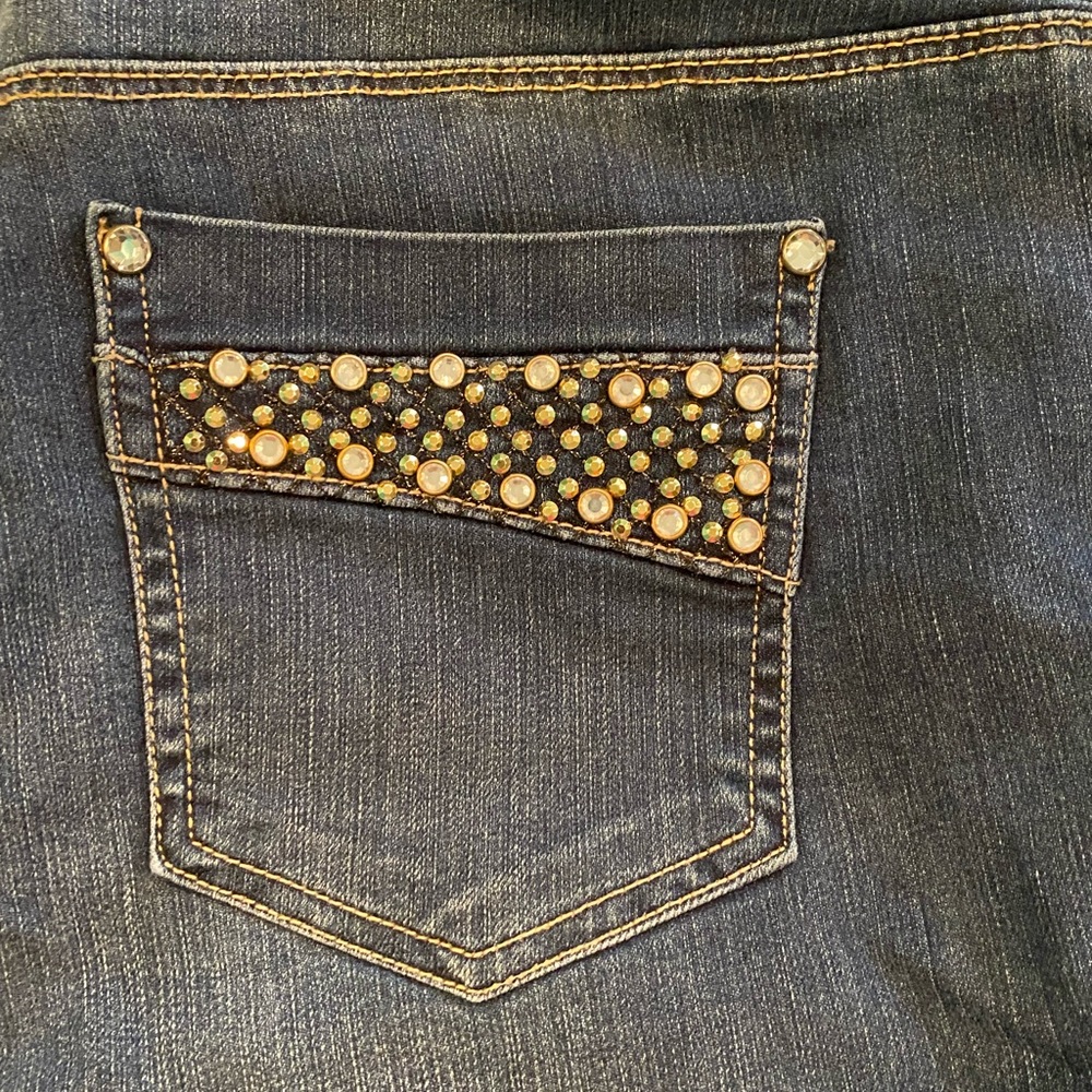 Chico’s Platinum Ankle Blue Jeans- Size 1.5 - Picture 5 of 5